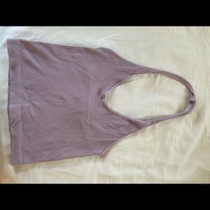 Kitty Gains open back halter top